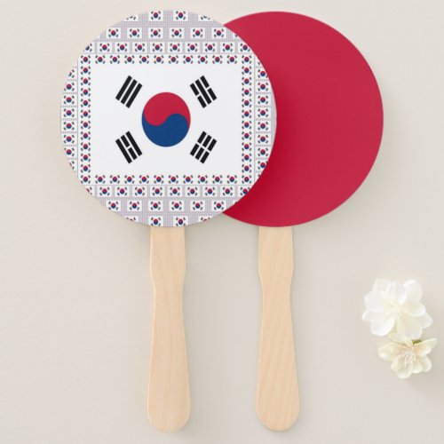 I love South Korea Hand Fan