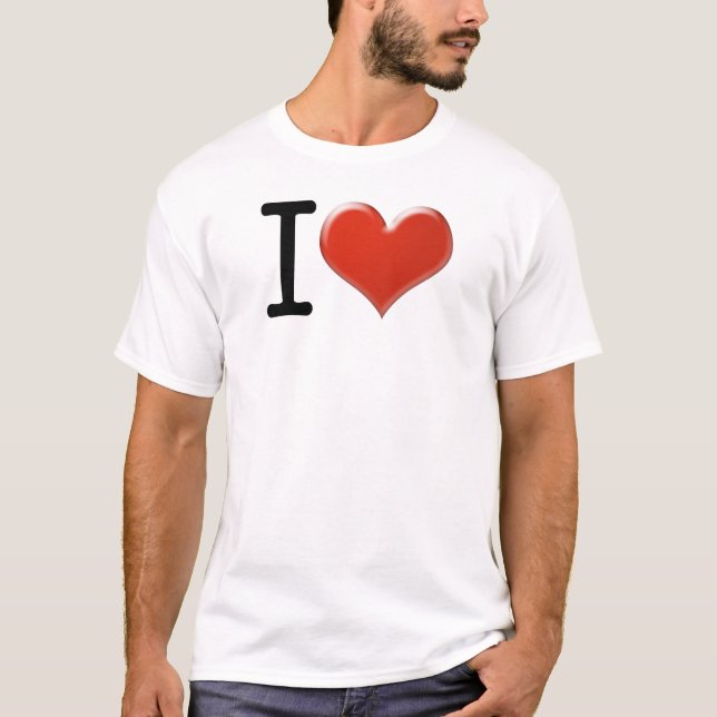 I Love Souvenirs T-Shirt (Front)