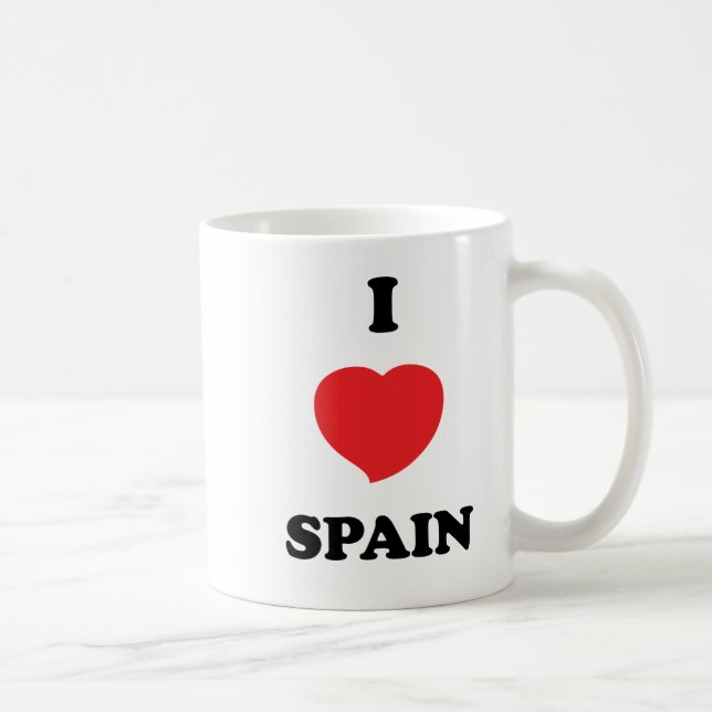 I LOVE Spain Coffee Mug (Right)