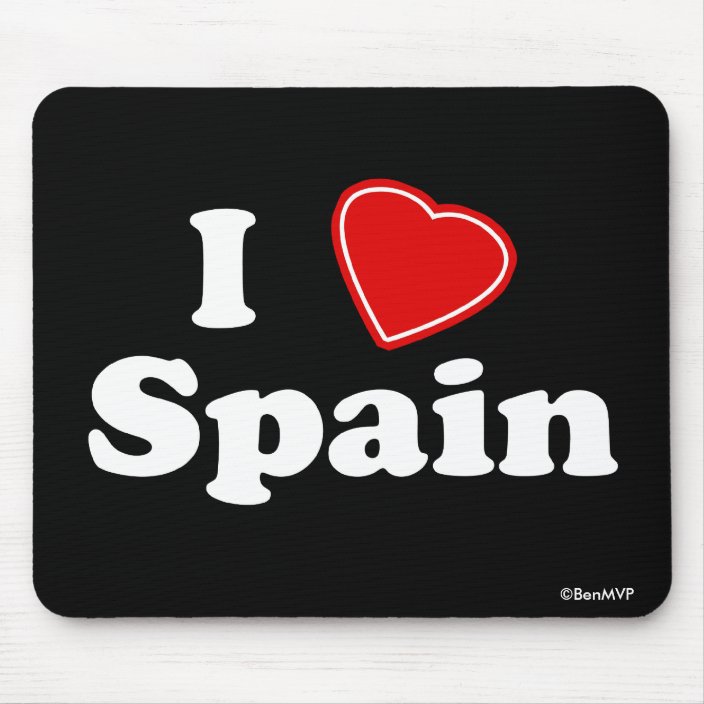I Love Spain Mousepad