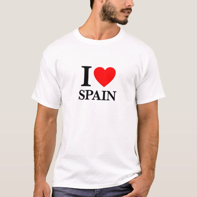 I Love Spain T-Shirt (Front)