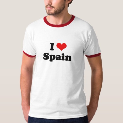 I Love Spain Tshirt