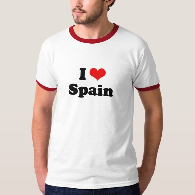 I Love Spain Tshirt (Front)