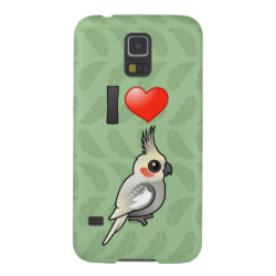 I Love Spangled Cockatiels Case-Mate Barely There Samsung Galaxy S5 Case