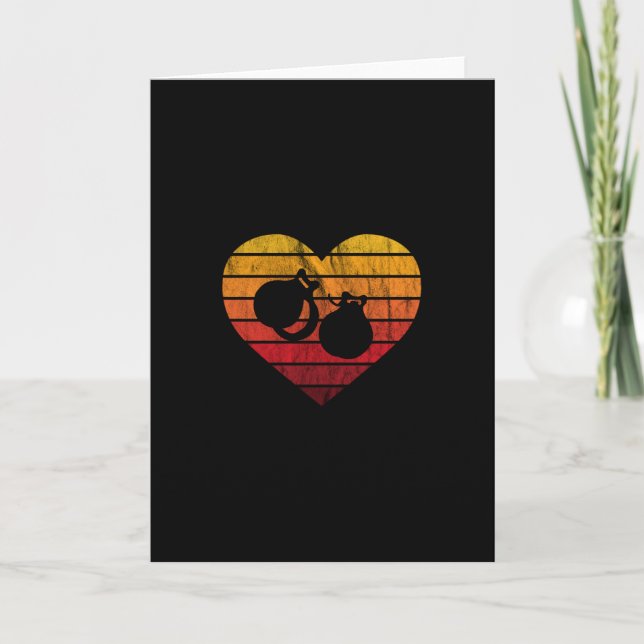 I Love Spanish Music With Castanets Card (Front)
