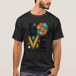 I Love SPED Paraprofessional Special Education Tea T-Shirt