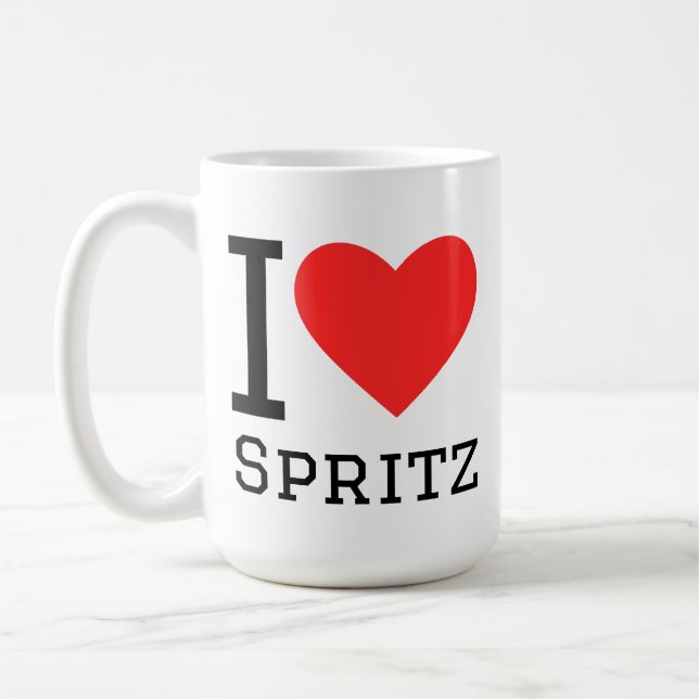 I love spritz coffee mug (Left)