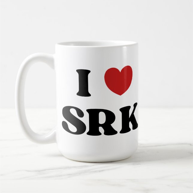 I love SRK - I Love Shahrukh Khan Coffee Mug (Left)