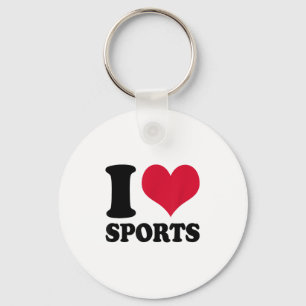 I Love Srts Fitness Motivation  Keychain