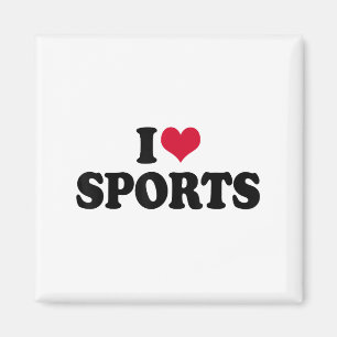 I Love Srts Fitness Motivation  Magnet