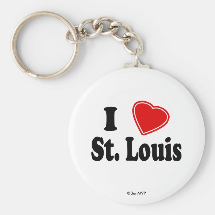 I Love St. Louis Keychain