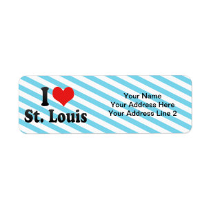 I Love St. Louis Label