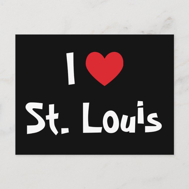I Love St. Louis Postcard (Front)