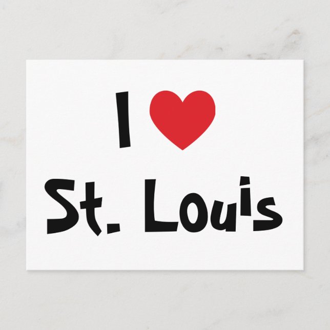 I Love St. Louis Postcard (Front)