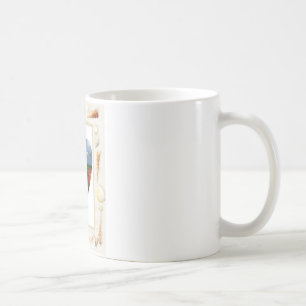 I love St. Maarten Shells Heart -.Celeste Sheffey Coffee Mug