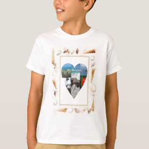 I love St. Maarten Shells Heart -.Celeste Sheffey T-Shirt