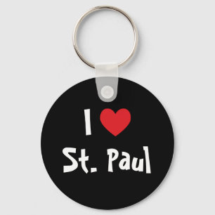 I Love St. Paul Keychain