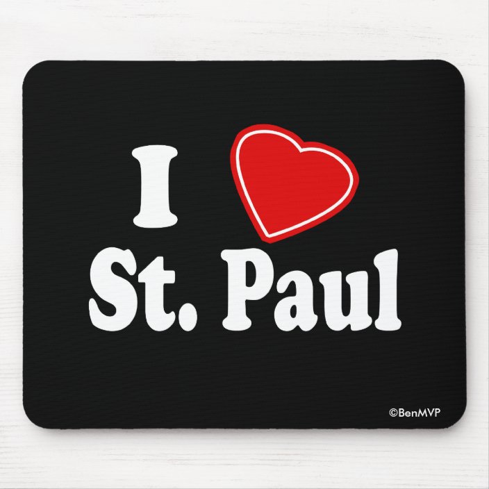 I Love St. Paul Mousepad