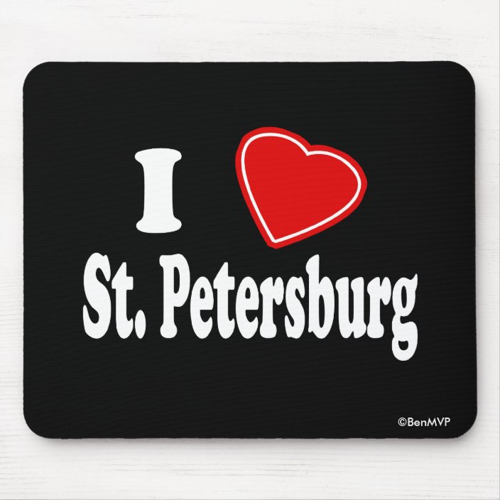 I Love St. Petersburg Mousepad
