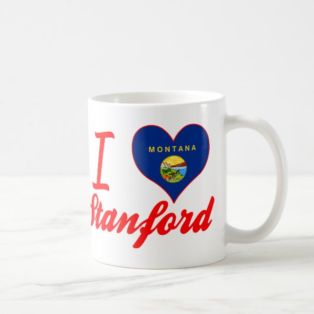 I Love Stanford, Montana Coffee Mug (Right)