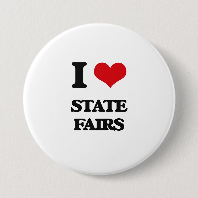 I love State Fairs Button (Front)