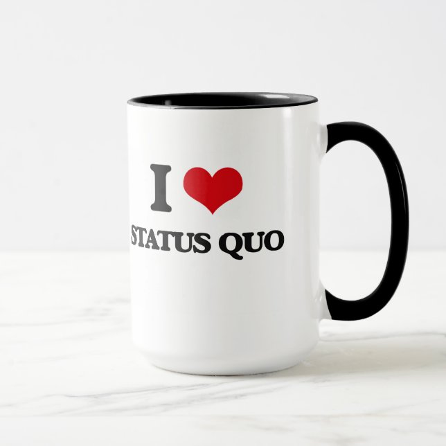 I love Status Quo Mug (Right)