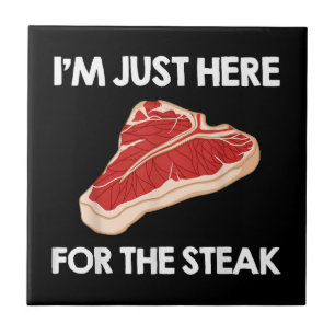 I Love Steak Gift Ribeye House Ceramic Tile