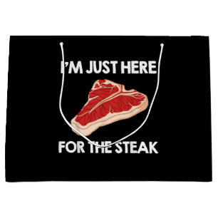 I Love Steak Gift Ribeye House Large Gift Bag