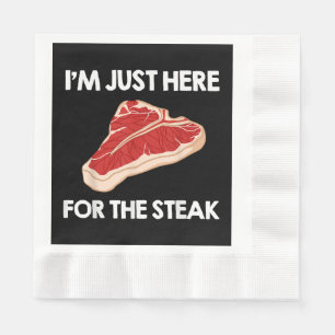 I Love Steak Gift Ribeye House Napkins