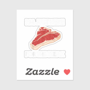 I Love Steak Gift Ribeye House Sticker