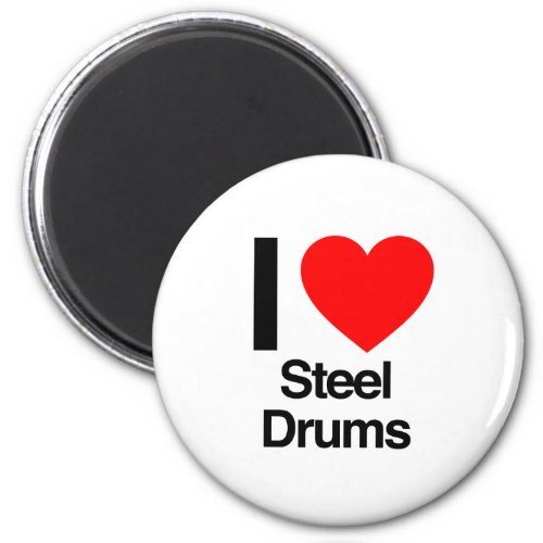 i love steel drums magnet