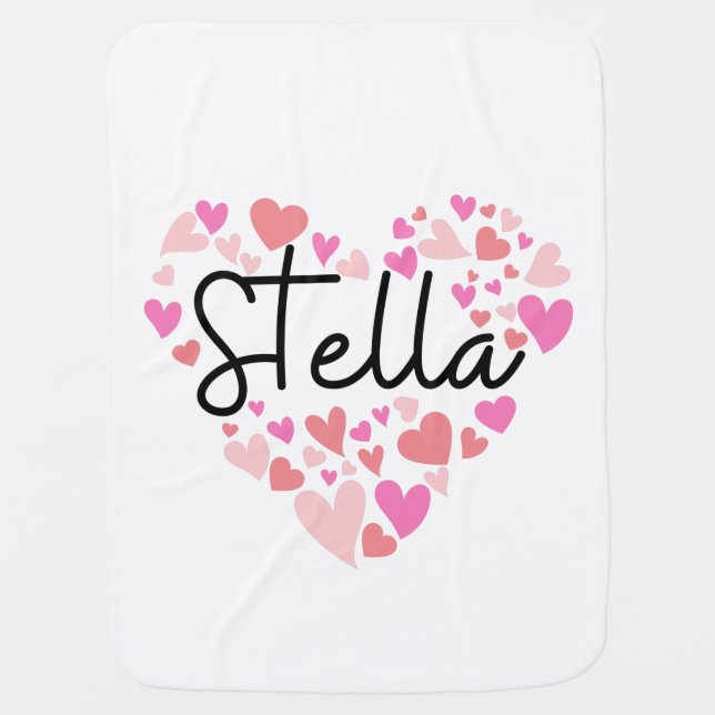 I love Stella Baby Blanket (Front)