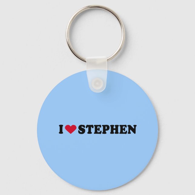 I LOVE STEPHEN KEYCHAIN (Front)