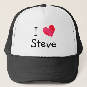 I Love Steve Trucker Hat