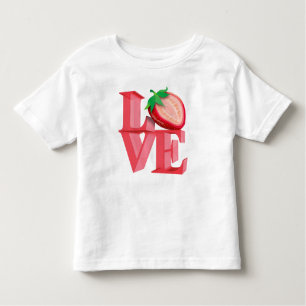 I LOVE STRAWBERRY TODDLER T-SHIRT
