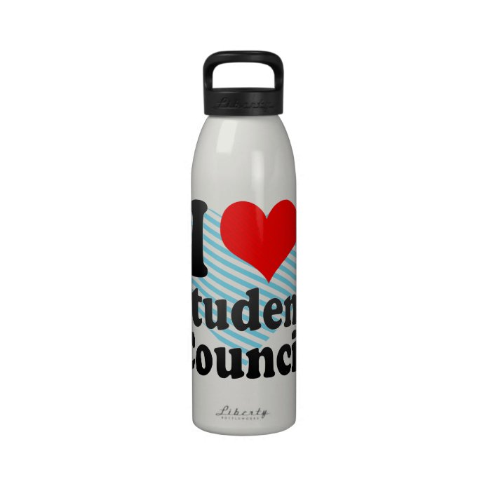 I love Student Council Drinking Bottle