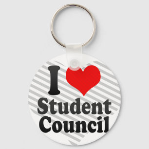 I love Student Council Keychain