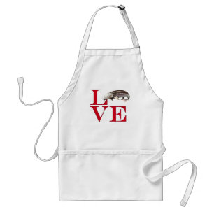I Love Sturgeon Adult Apron