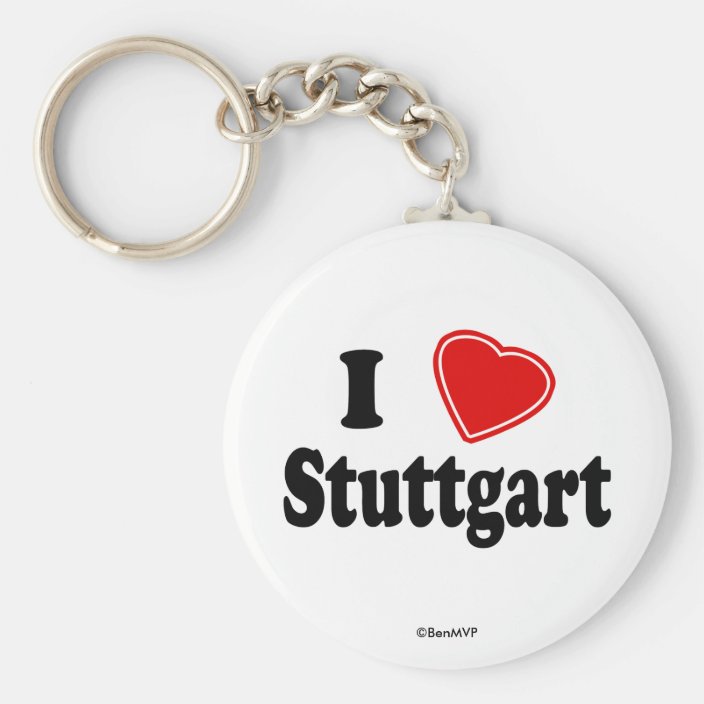 I Love Stuttgart Keychain
