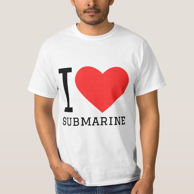 I love submarine T-Shirt (Front)
