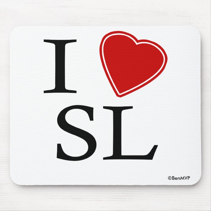 I Love Sugar Land Mousepad