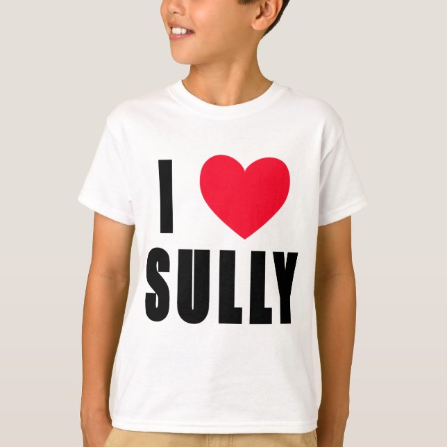 I Love Sully I HEART Sully T-Shirt (Front)