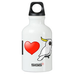 I Love Sulphur-crested Cockatoos (crest down) SIGG Traveller Water Bottle (0.6L)