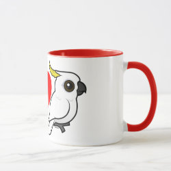 I Love Sulphur-crested Cockatoos (crest down) Combo Mug