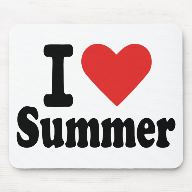 I love summer mouse pad (Front)