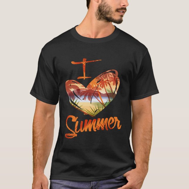 I Love Summer T-Shirt (Front)