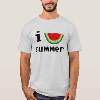 I Love Summer T-shirt by summermixtape at Zazzle