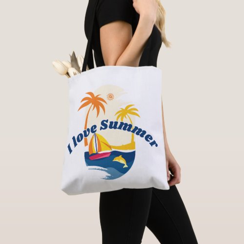 I Love Summer Tote Bag