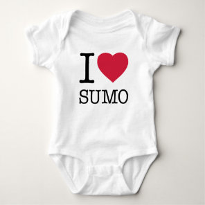 I LOVE SUMO BABY BODYSUIT