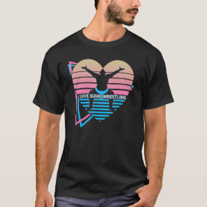 I Love Sumo Wrestling Sumo Wrestler Japanese T-Shirt